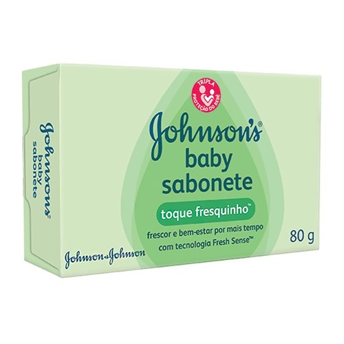 Sabonete Infantil Johnson's Baby Toque Fresquinho com 80g