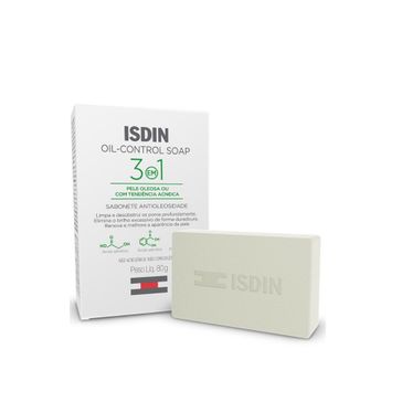 Sabonete Isdin Oil Control Soap 3 em 1 80g