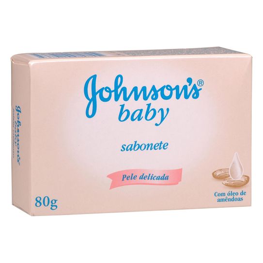 Sabonete Johnson&Johnson Baby Óleo Amendoa 80g
