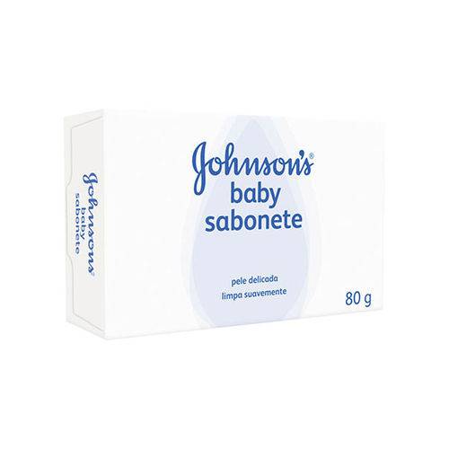 Sabonete Johnson's Baby Infantil Branco 80 G