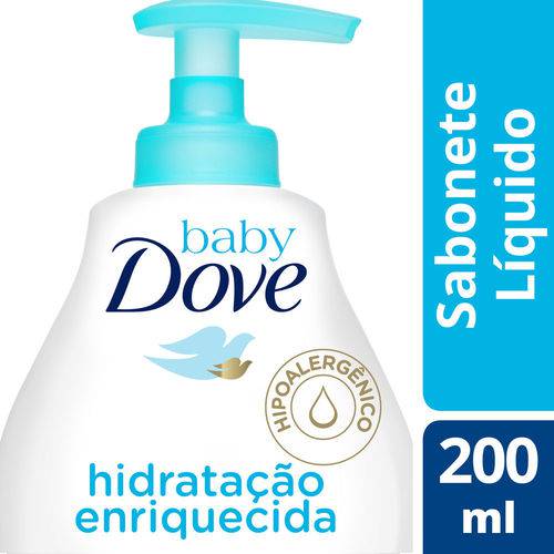 Sabonete Liquido Dove Baby Hidratacao Enriquecida 200ml