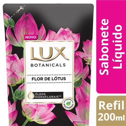 Sabonete Líquido Lux Botanicals Flor de Lótus Refil 200ml