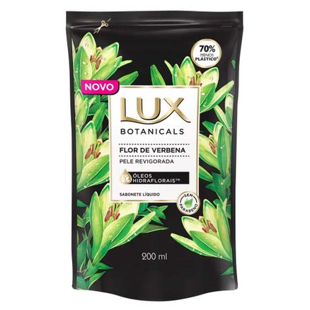 Sabonete Líquido Lux Botanicals Flor de Verbena Refil 200ml