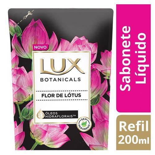 Sabonete Líquido Lux Refil Botanicals Flor de Lotus 200ml