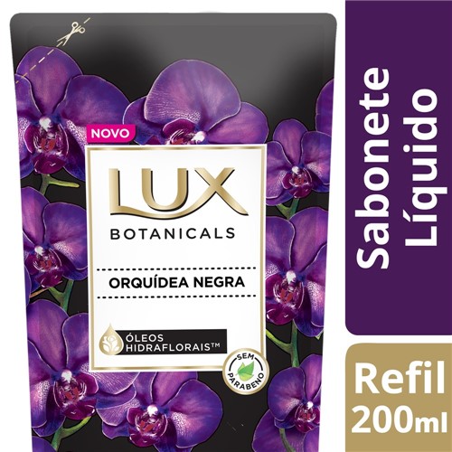 Sabonete Liquido Lux Refil Orquidea Negra 200ml