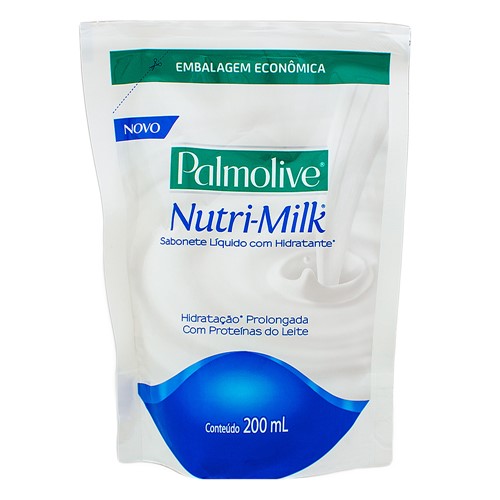 Sabonete Líquido Palmolive Nutri-Milk Hidratante Refil com 200ml