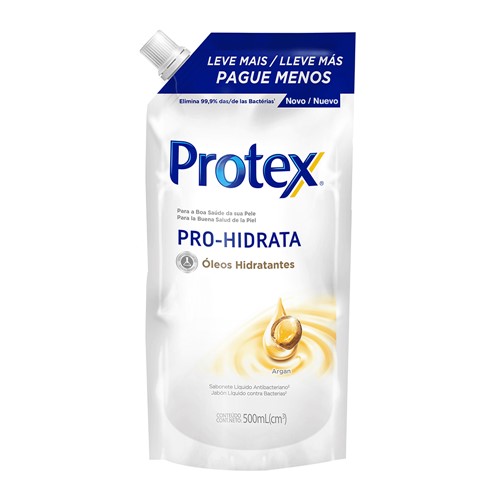Sabonete Líquido Protex Pro-Hidrata Argan Refil 500ml