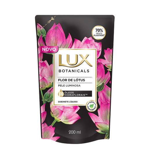 Sabonete Lux Botanicals Flor de Lótus Refil 200ml