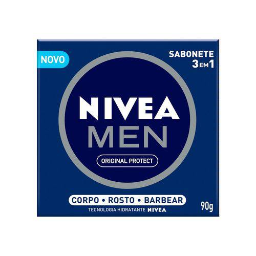 Sabonete Nivea Men 3 em 1 Original Protection - 90g