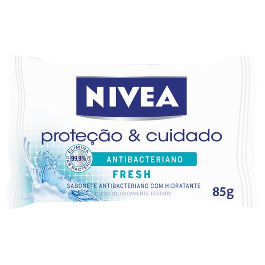 Sabonete Nivea Proteção & Cuidado Antibacteriano Fresh 85g.