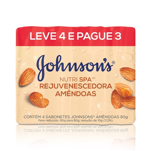 Sabonete Nutri Spa Johnson&Johnson Leve 4 Pague 3