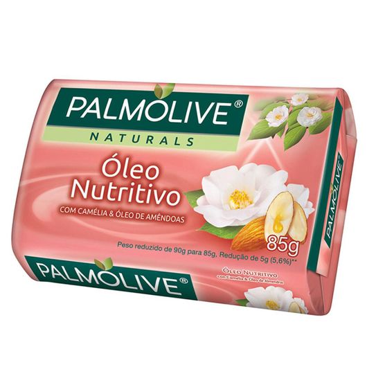 Sabonete Palmolive Naturals Óleo Nutritivo com Camélia e Óleo de Amêndoas 90g