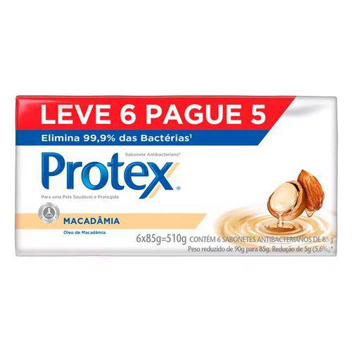 Sabonete Protex Pro Hidrata Macadâmia 85g Leve 6 Pague 5