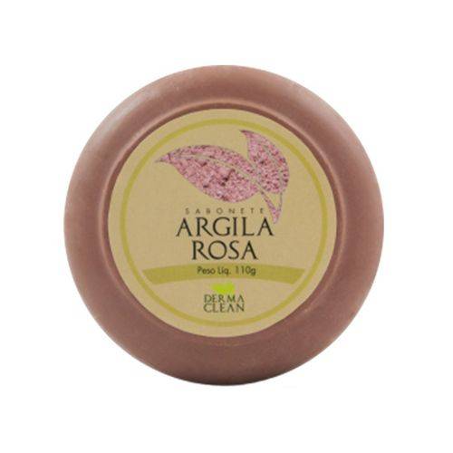 Sabonete Redondo de Argila Rosa - 110g - DermaClean