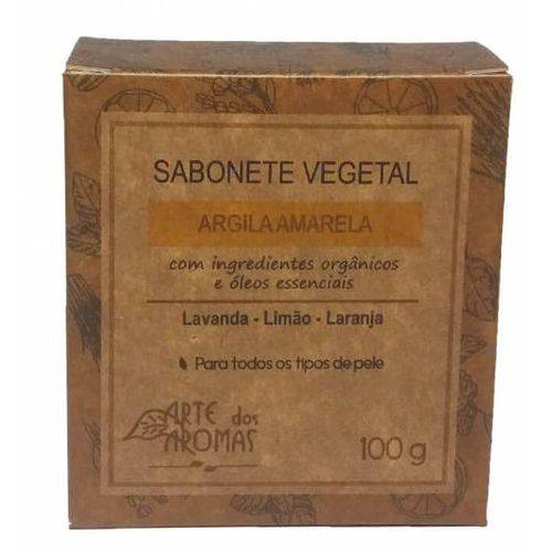 Sabonete Vegetal Argila Amarela 100g Arte dos Aromas