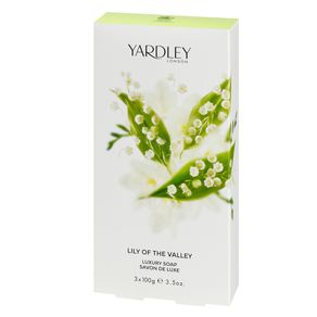 Sabonete Yardley Lily Of The Valley em Barra (3 Unidades) 3x100g