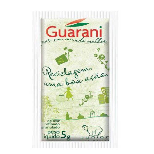 Sache de Açúcar Guarani Junior Sachê 5g Caixa 996 Unidades