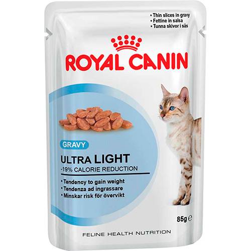 Sachê Feline Ultra Light para Gatos Adultos 85g - Royal Canin
