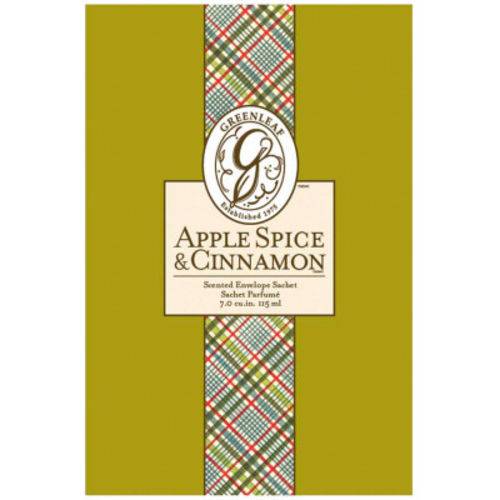 Sachê Perfumado Apple Spice e Cinnamon GREENLEAF Sachet Large 115ml