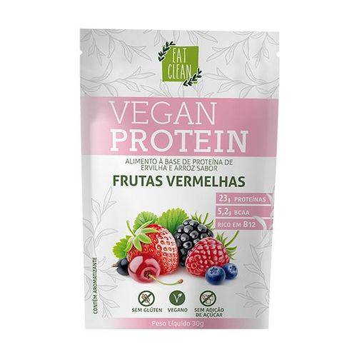 Sachê Vegan Protein Frutas Vermelhas 30g - Eat Clean