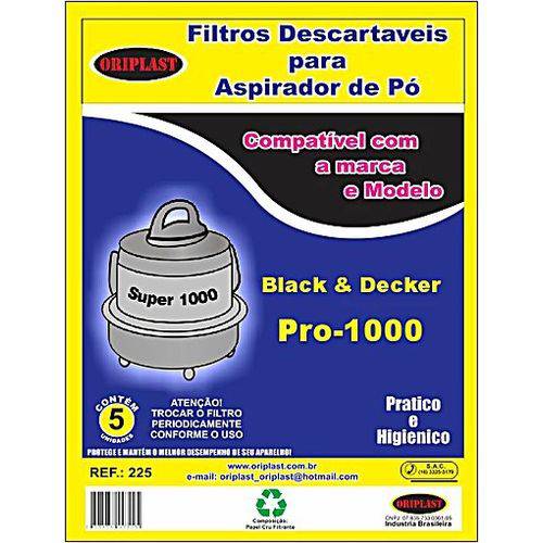 Saco Compatível Black e Decker-kit C/2pcts(6unids)