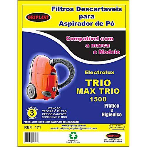 Saco Compatível Electrolux Trio/max Trio-kit C/2pcts(6unids)