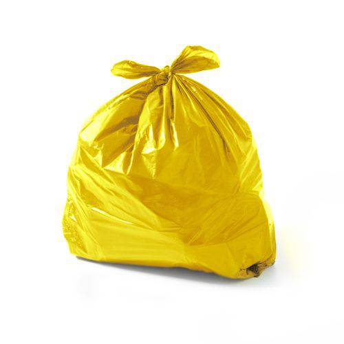 Saco Lixo Coleta Seletiva 20 Litros Amarelo Metal C100