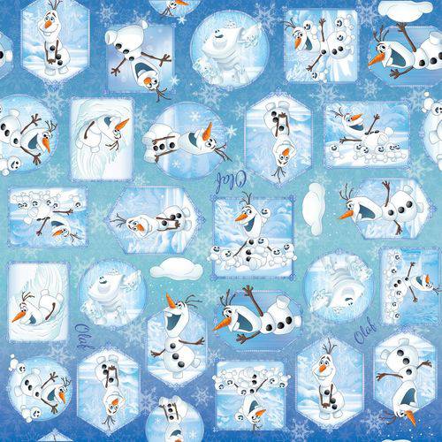 Saco P/Presente Frozen Olaf Disney 31X17,5Cm C/40