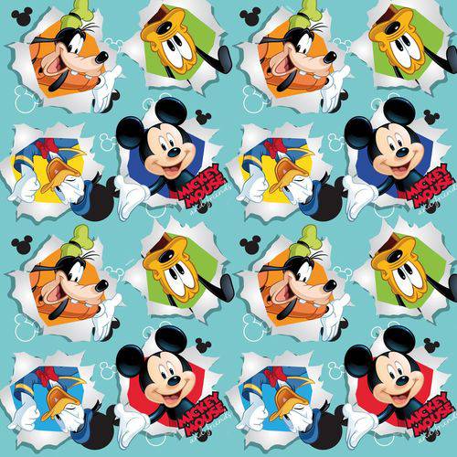 Saco P/Presente Mickey Mouse Disney 31,5X22Cm C/40 Un.
