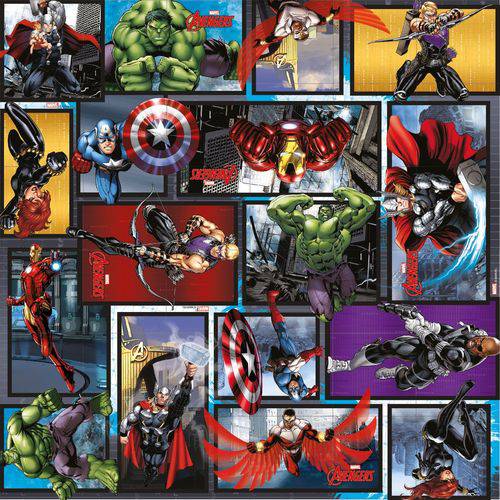 Saco P/presente os Vingadores Heroes Marvel 15x29cm C/40un.