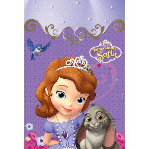 Saco P/Presente Princesinha Sofia Disney 30X44Cm C/40 Un.