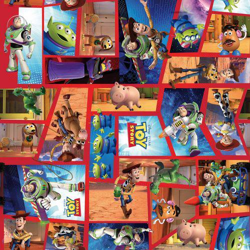 Saco P/Presente Toy Story Disney 31,5X22Cm C/40 Un.