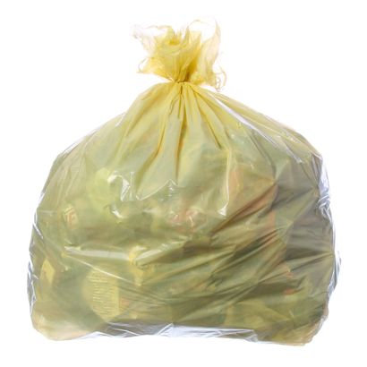 Saco para Lixo com Capacidade de 30 Litros Amarelo com 100 Unidades Itaquiti