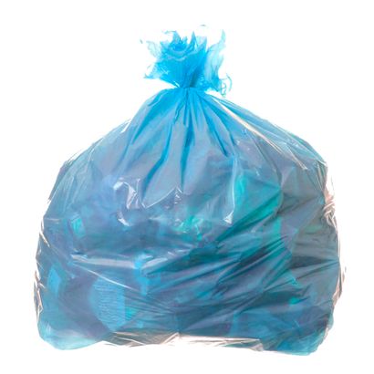Saco para Lixo com Capacidade de 20 Litros Azul com 100 Unidades Itaquiti
