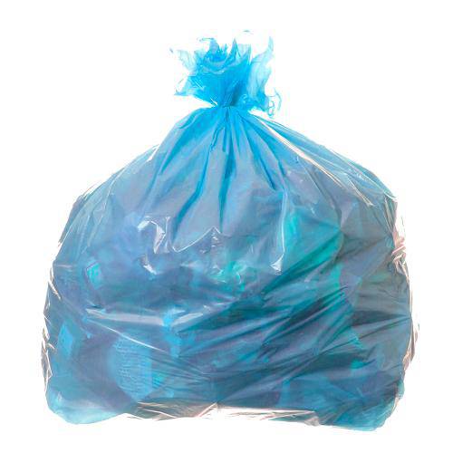 Saco para Lixo com Capacidade de 20 Litros Azul com 100 Unidades Itaquiti