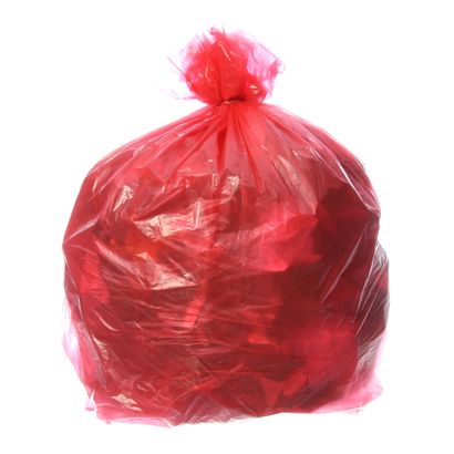 Saco para Lixo com Capacidade de 20 Litros Vermelho com 100 Unidades Itaquiti