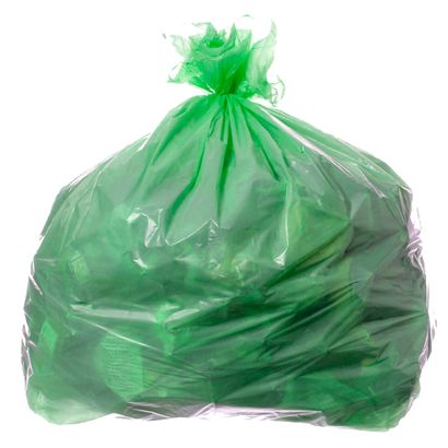 Saco para Lixo com Capacidade de 50 Litros Verde com 100 Unidades Itaquiti
