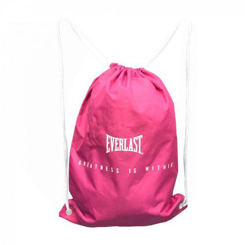 Sacola Gymsack Bag Everlast Rosa