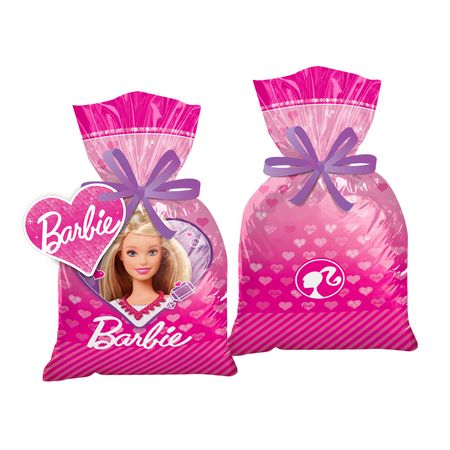 Sacola Surpresa Plástica Barbie Diamante