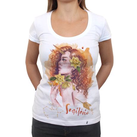 Sagitariana - Camiseta Clássica Feminina