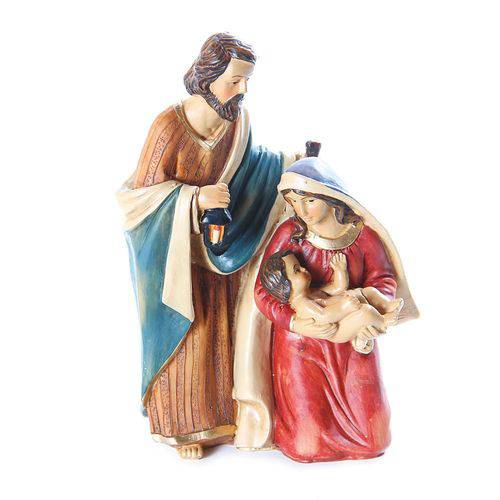 Sagrada Família Decoração Natal de Resina 20cm
