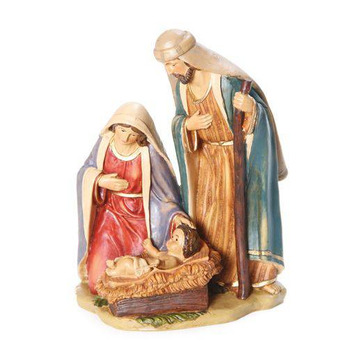 Sagrada Família Decoração Natal de Resina 26cm