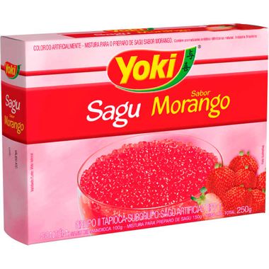Sagu Yoki Morango 250g