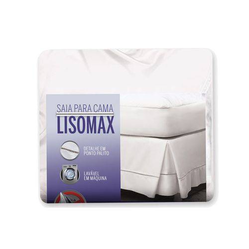 Saia Cama Casal Box Fibrasca Lisomax - King - 1,93 X 2,03