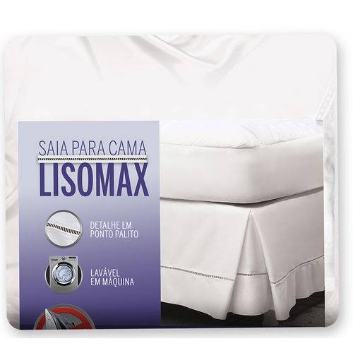 Saia para Cama Box Lisomax não Amassa Casal 3575 - Fibrasca