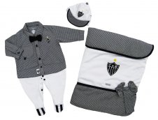 Saída Maternidade Atlético MG Luxo Menino|Doremi Bebê
