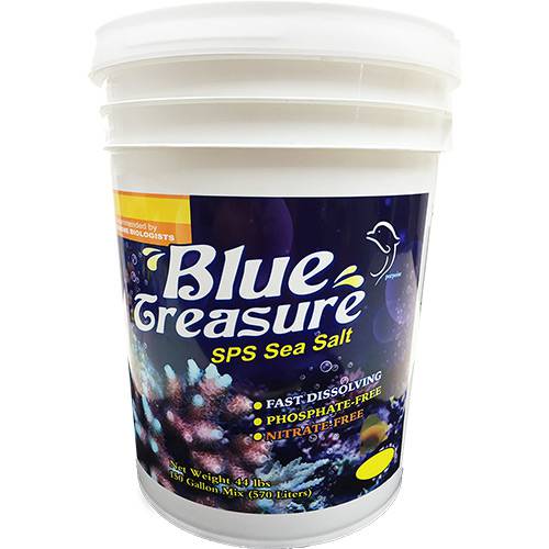 Sal Blue Treasure SPS para Peixe Pote 20kg