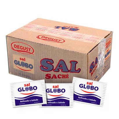 Sal em Sachê 1g Caixa com 2000un Globo Degust