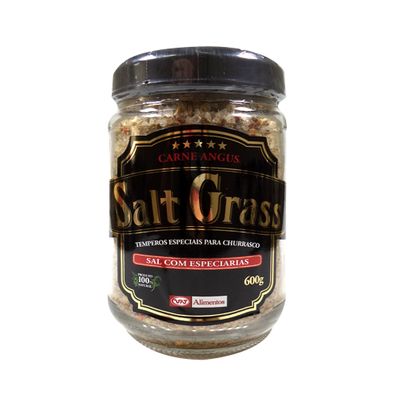 Sal Grosso com Especiarias Angus Salt Grass 600g - VPJ