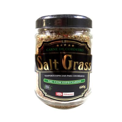 Sal Grosso com Especiarias para Carne de Cordeiro Salt Grass 600g - VPJ